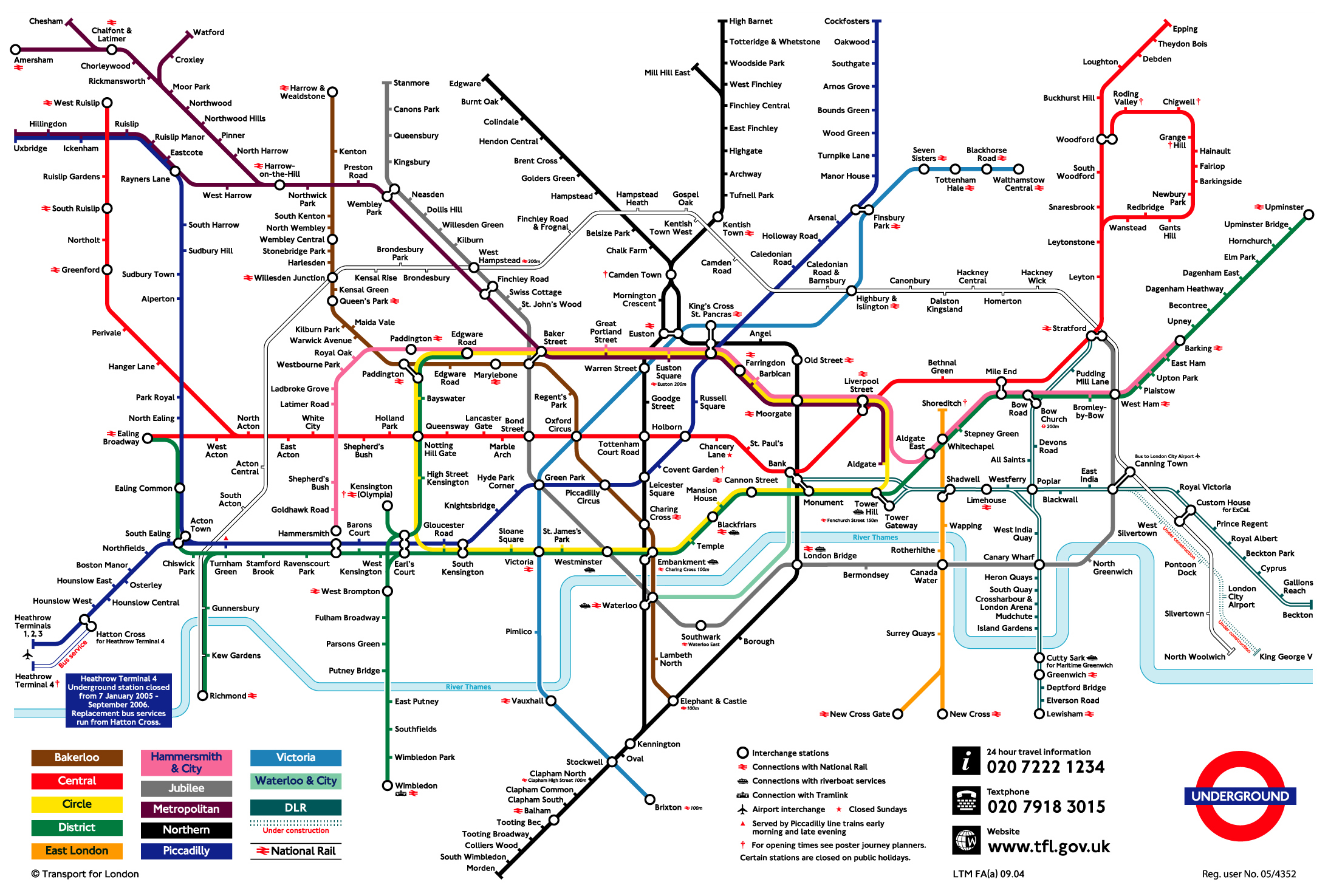underground tube map twin